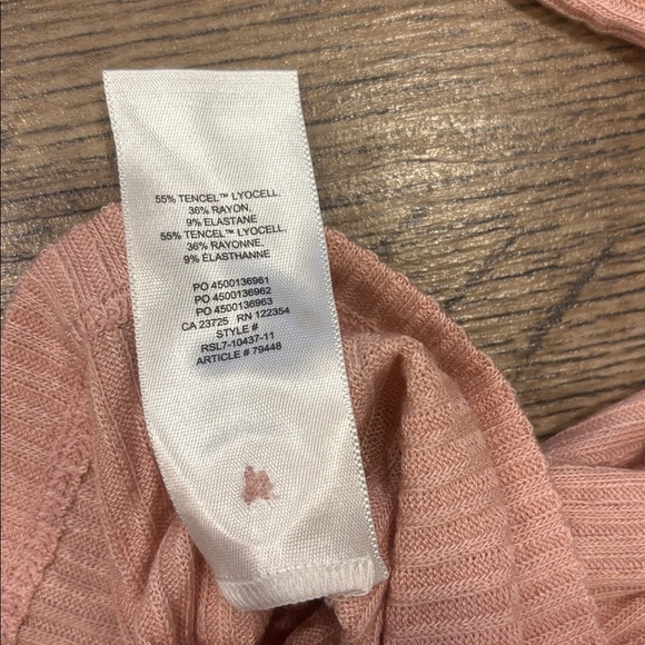 Aritzia Wilfred free Blush Ribbed Cardigan - Picture 7 of 10